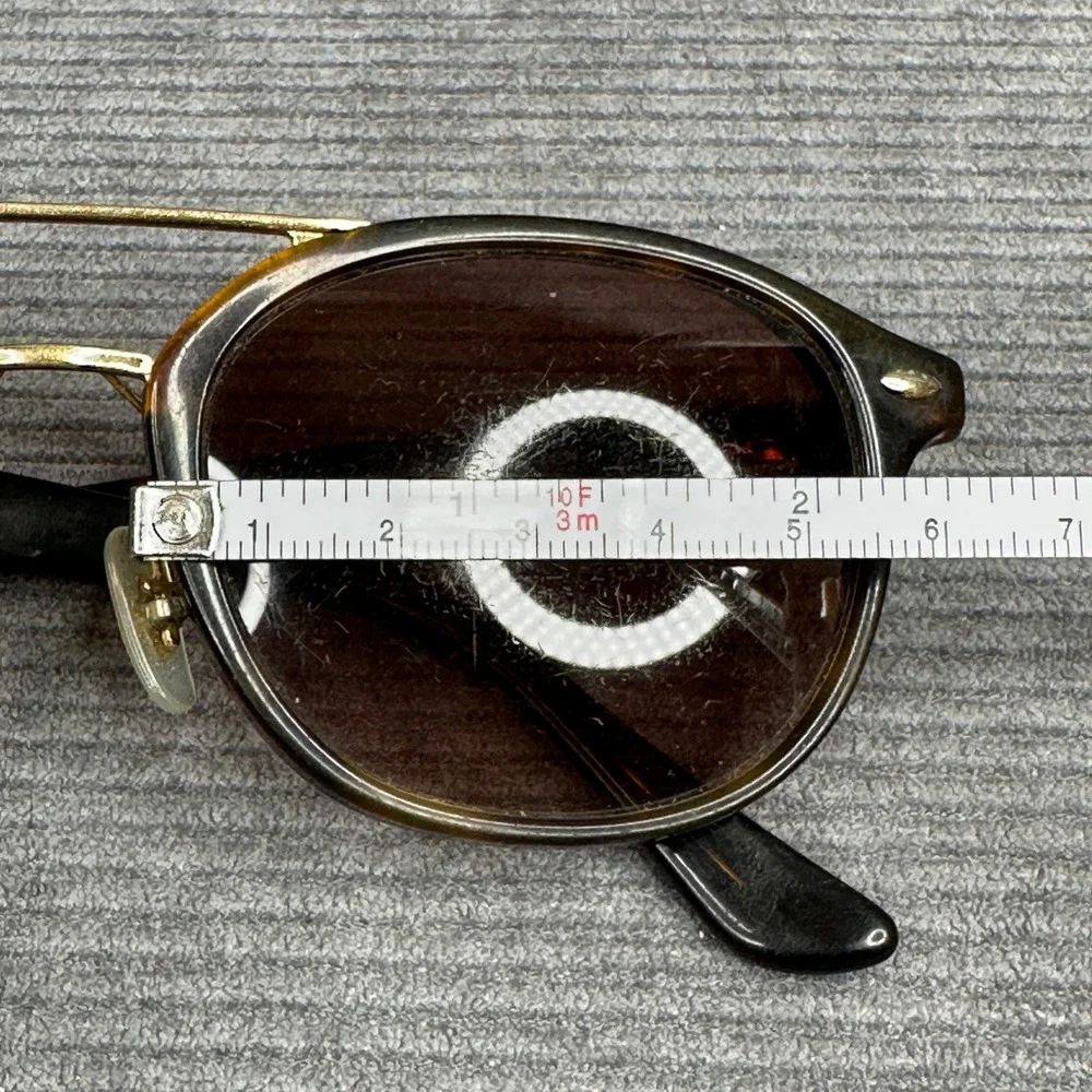 Ray-Ban RB 2183 1225/13 Tortoise Gold Double Bridge Sunglasses 53mm